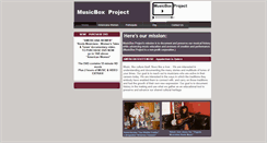 Desktop Screenshot of musicboxproject.org